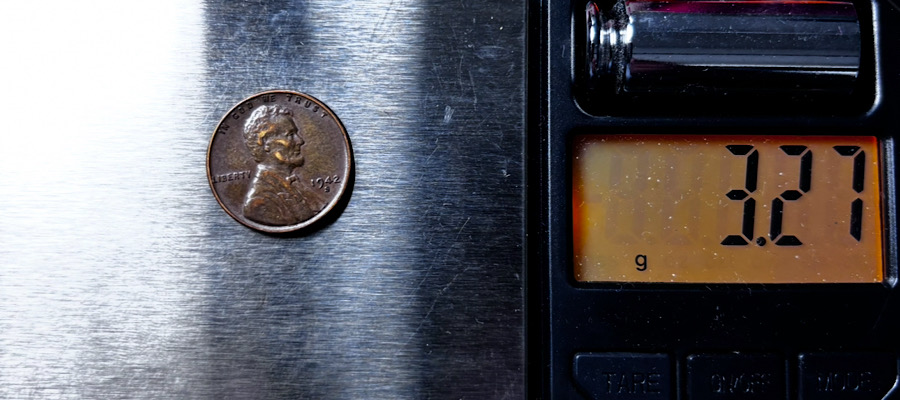 1942-S-Lincoln-Memorial-Cent.-Weight-Problem.