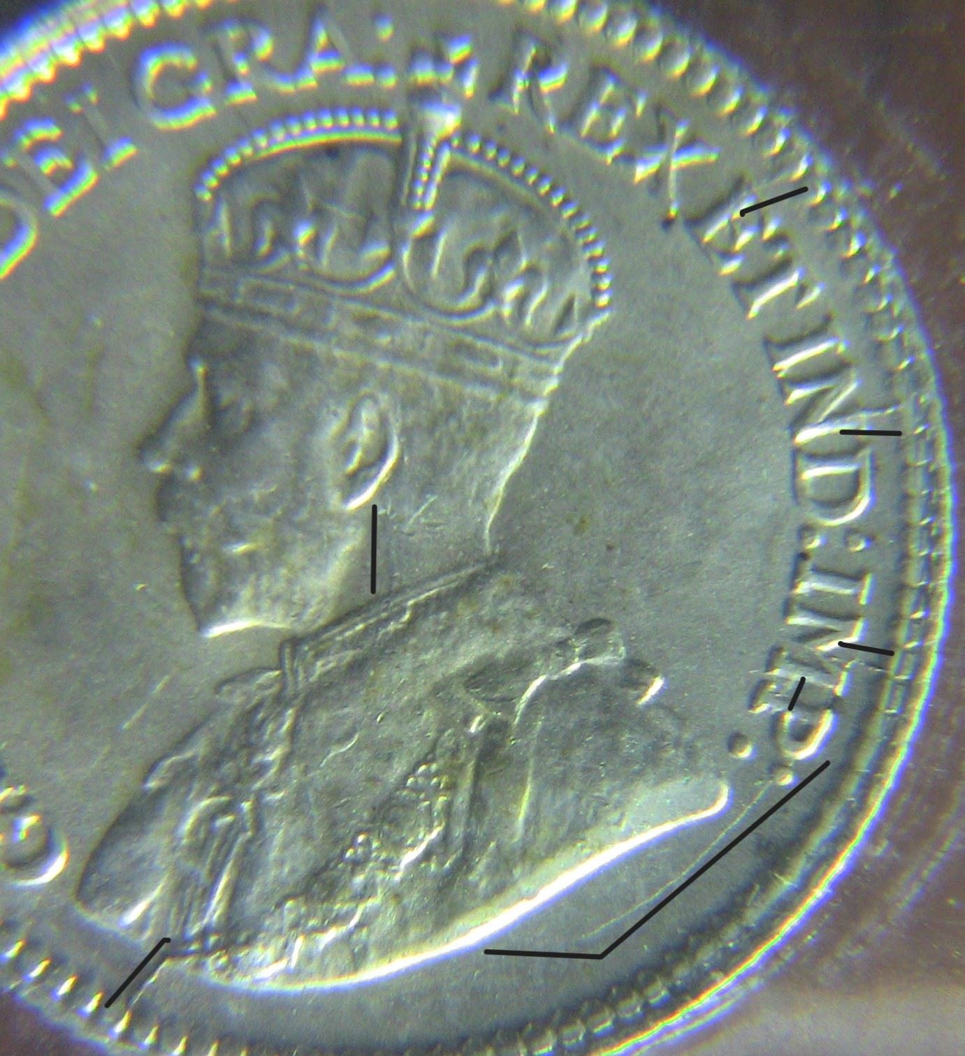 Canada-1920-5-Cent-Die-Break-Both-Sides