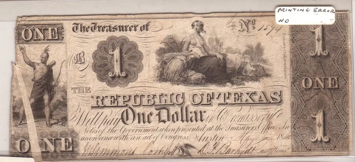 Republic-Of-Texas-Currency