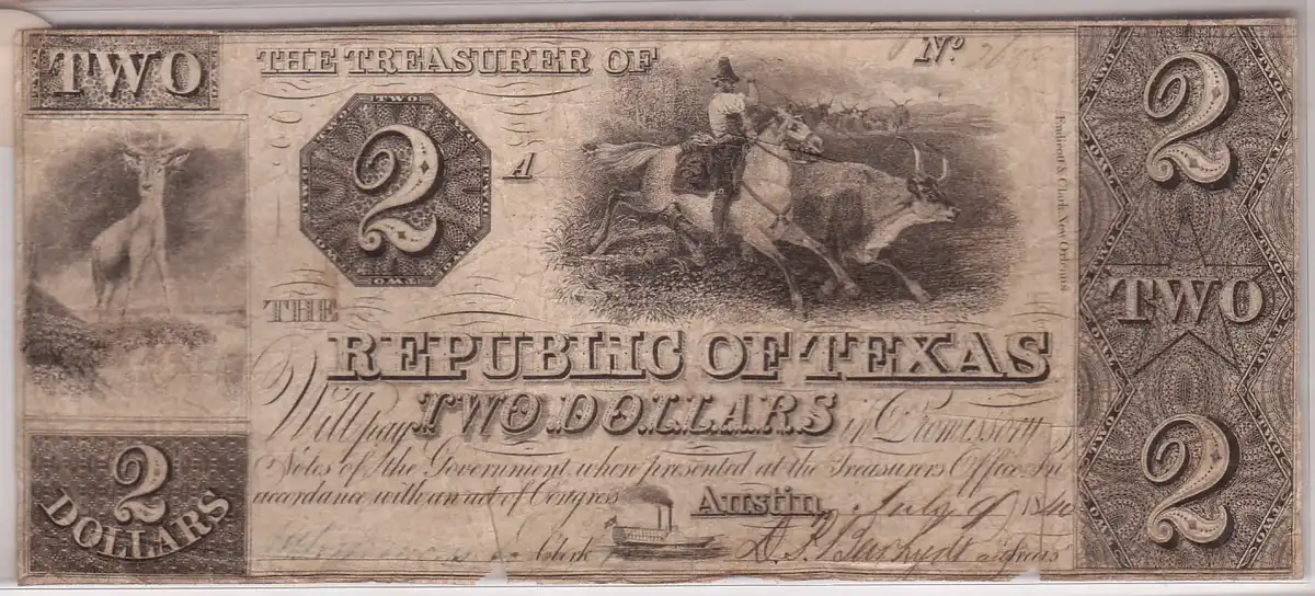Republic-Of-Texas-Currency