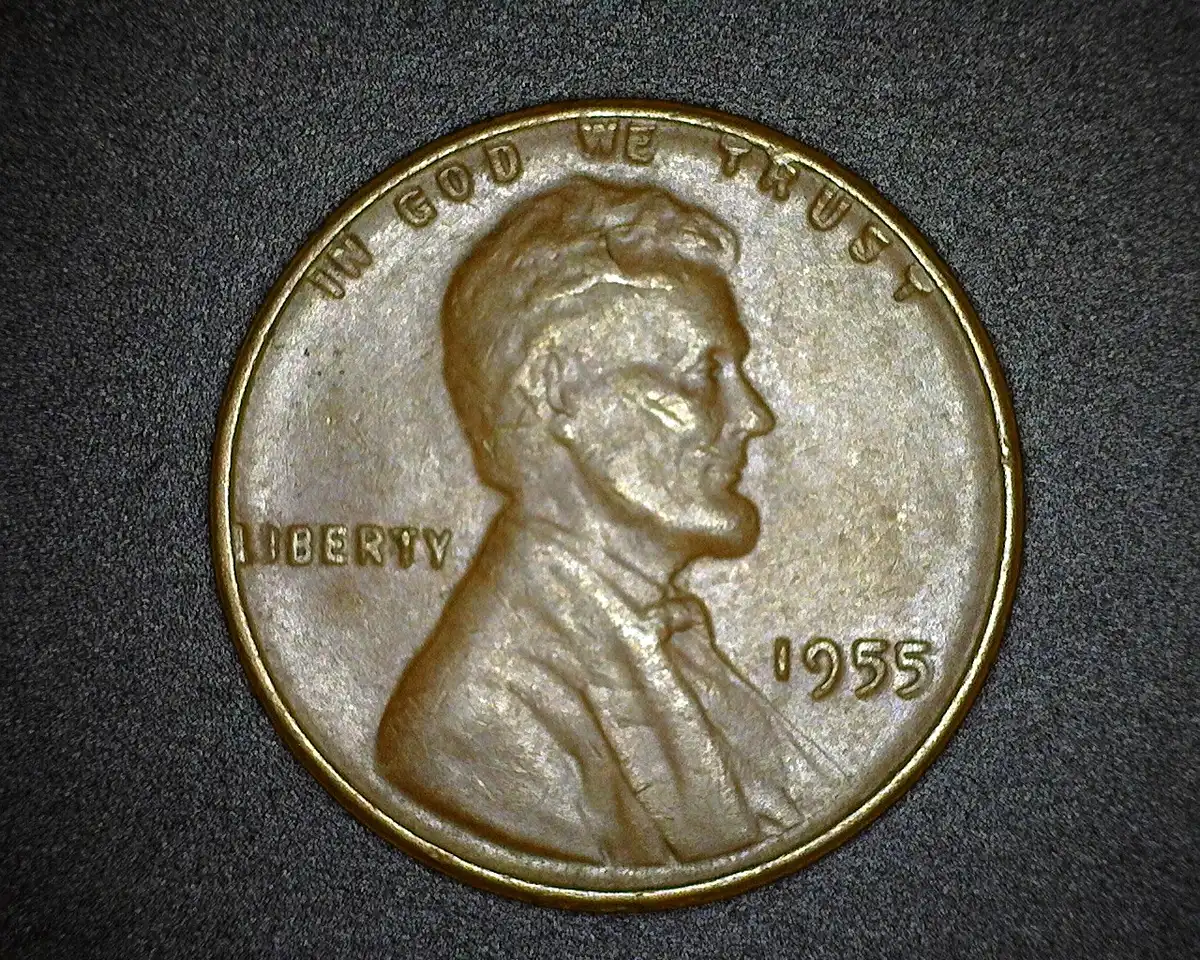 1955-Lincoln-Cent-With-RIDB