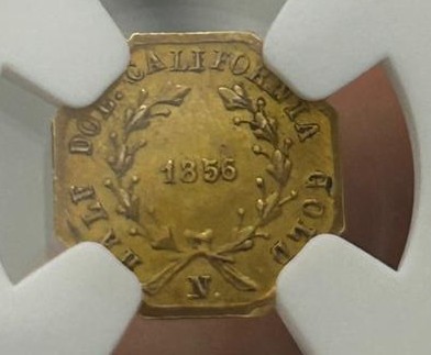 1856-Octagonal-Liberty-50-Cents-Bg-311-MS-61