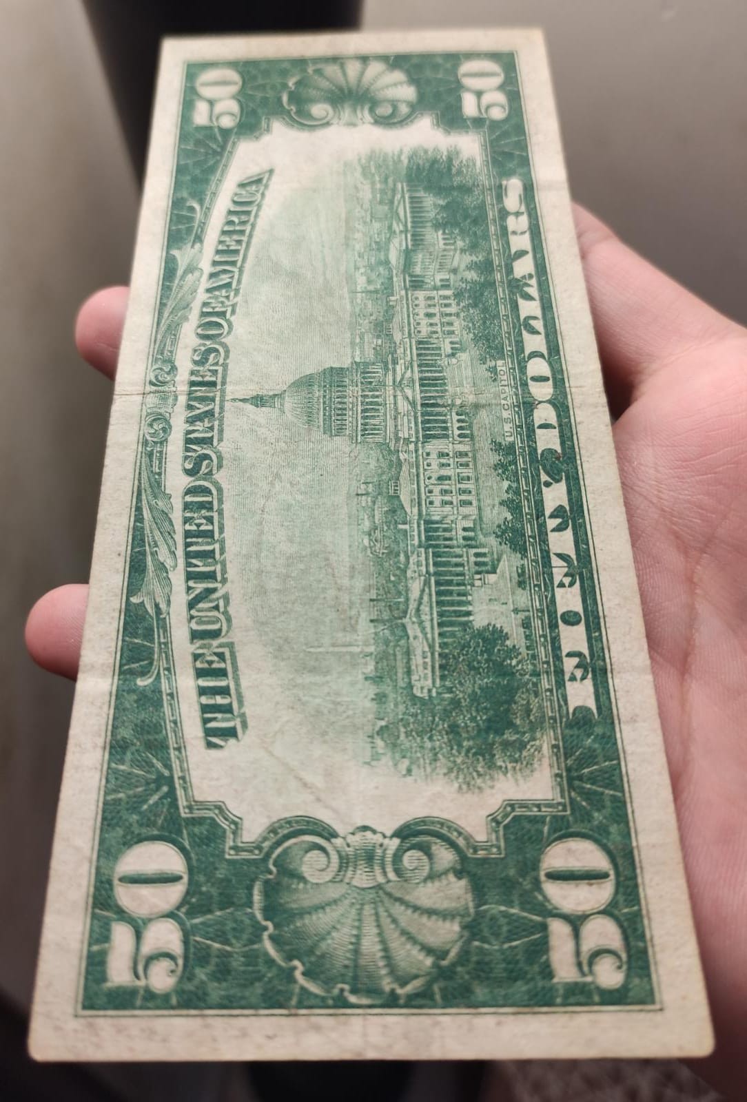 1928-$50-Gold-Certificate-Note.-Thoughts-And-Opinions-Please.