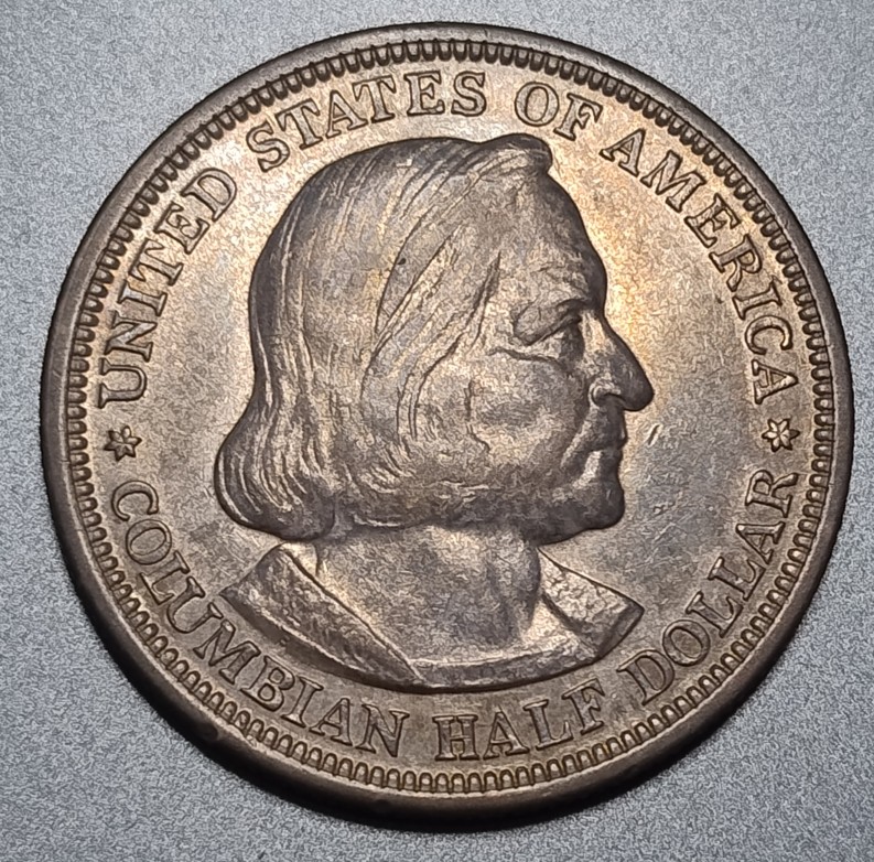 1893-P-Columbia-Expedition-Half-Dollar-In-Old-Dealer-Packaging