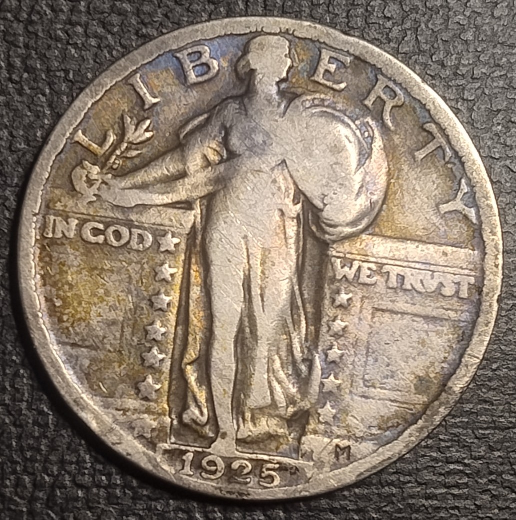 1925-P-Standing-Liberty-Quarter-With-Some-Color.