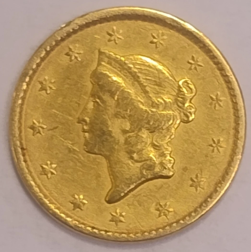 1851-P-$1-Gold-Coin-Thoughts-Please