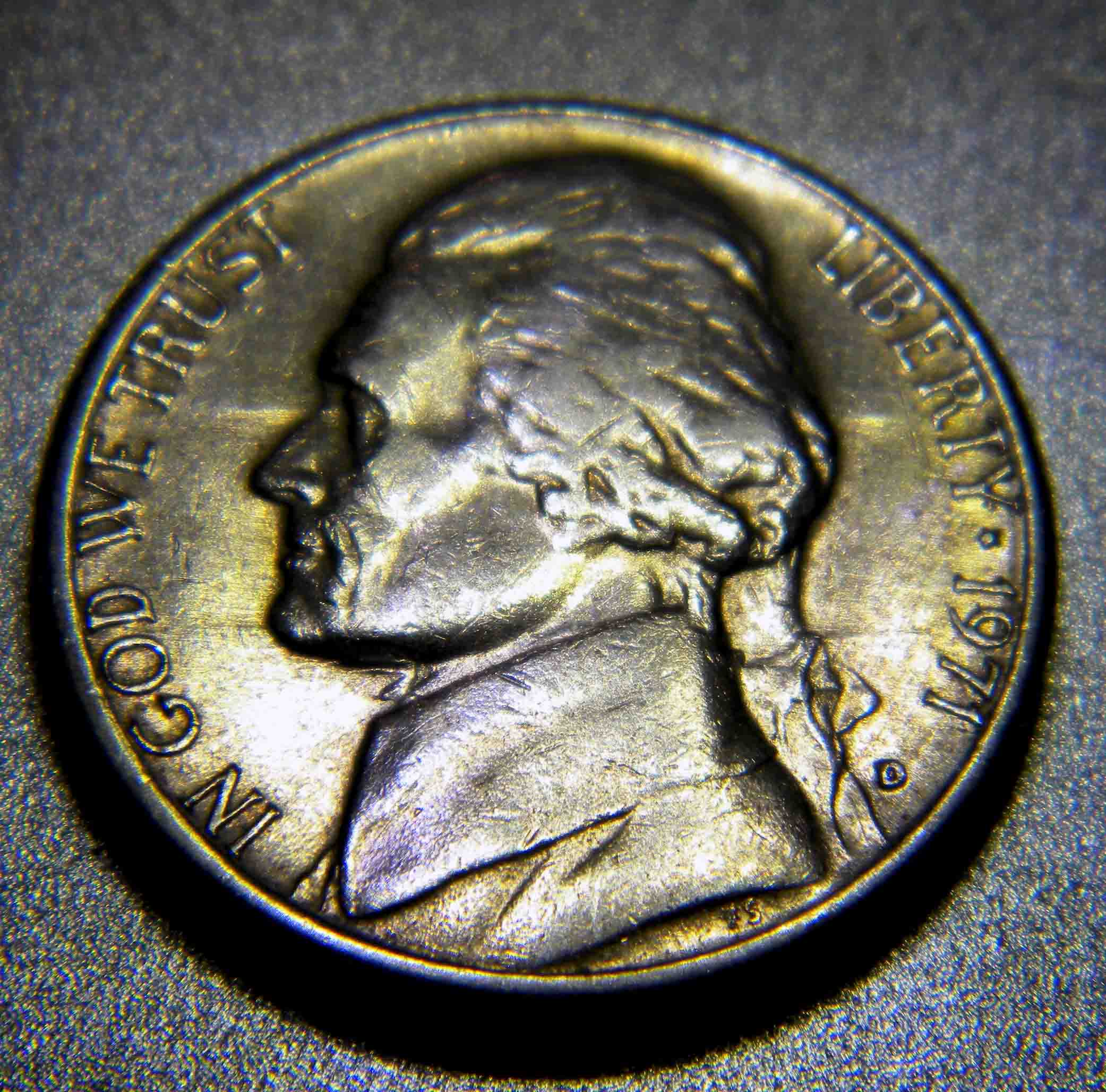 1971-D-Jefferson-Nickel-Ghosting-Obverse?
