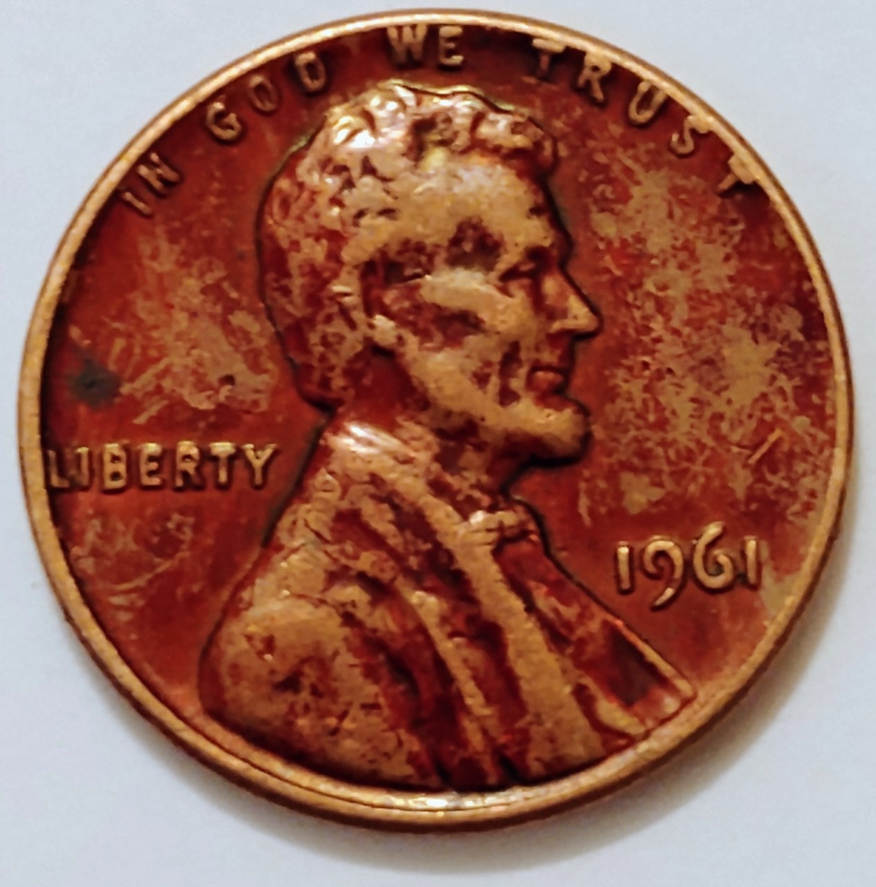 1961-Penny-Strange-Color?