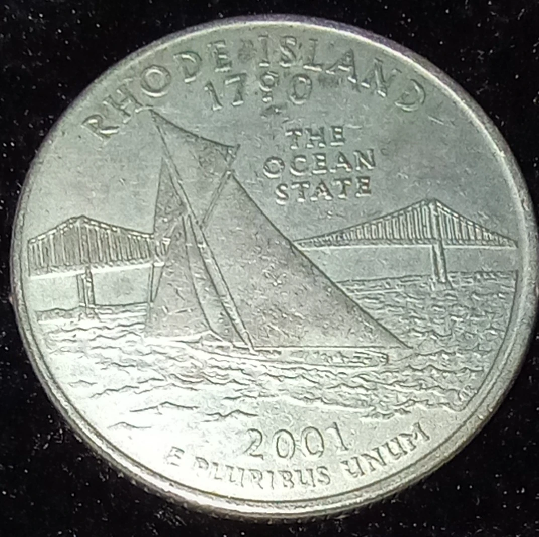 2001-D-Rhode-Island-Quarter-With-Dime-Size-Imprint