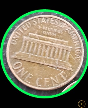 1982-D-Penny-Odd-Strips-On-Obverse