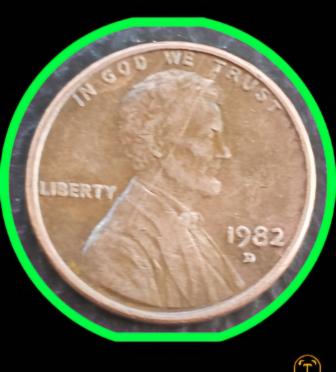 1982-D-Penny-Odd-Strips-On-Obverse