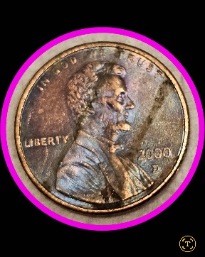 2000-D-Penny-Nice-Color