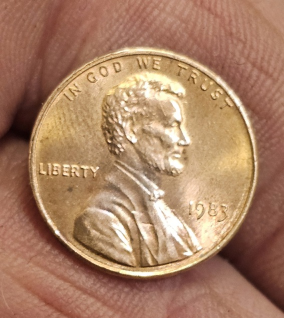 1983-Penny,-Never-Seen-A-Reverse-Side-Standout-Like-This-One,-Normal?
