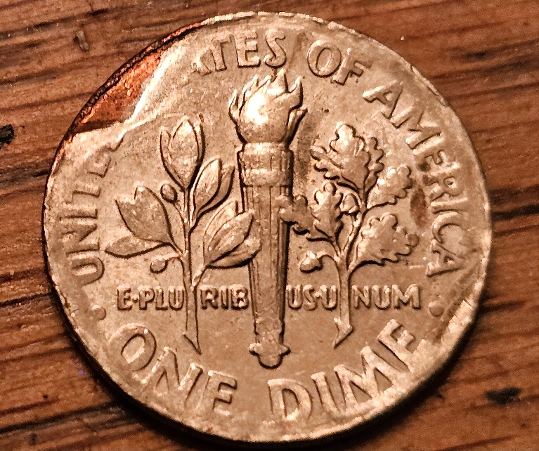 2022-Dime-Off-Center-Strike-OBV-Missing-Planchet-Reverse
