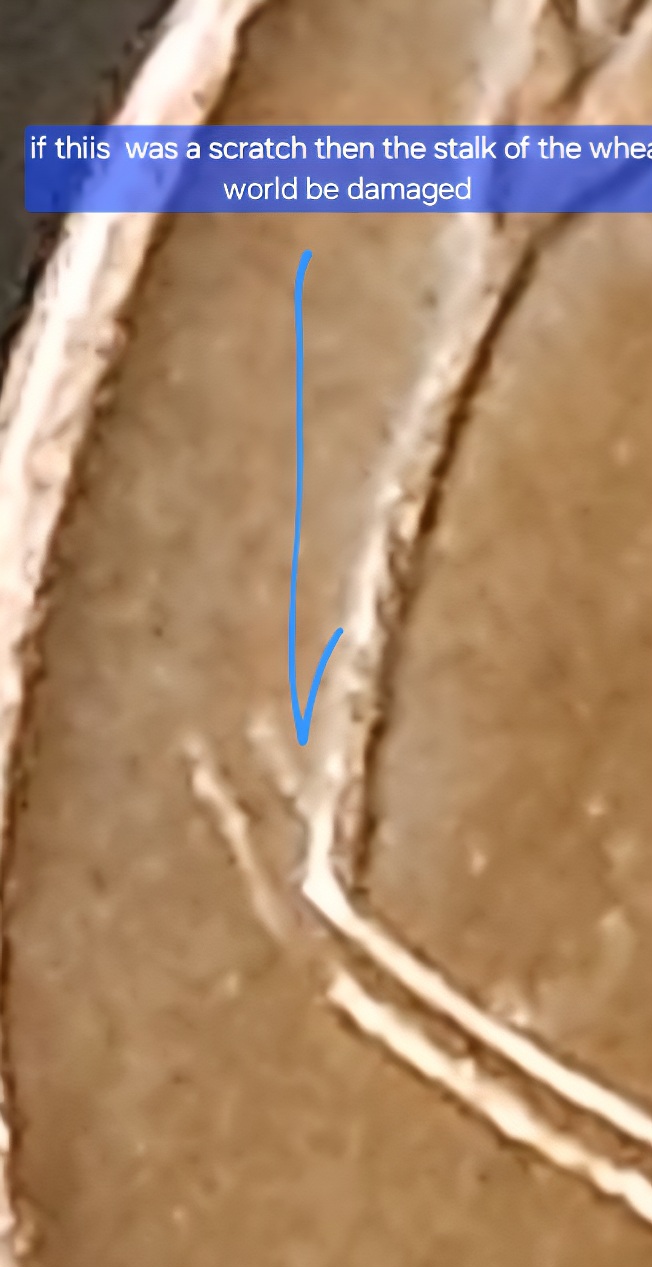 1958-D-Penny-Die,-Crack-On-Reverse.
