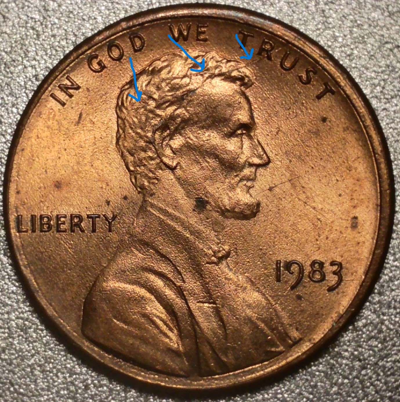 1983-Lincoln-Cent-Cracked-Skull
