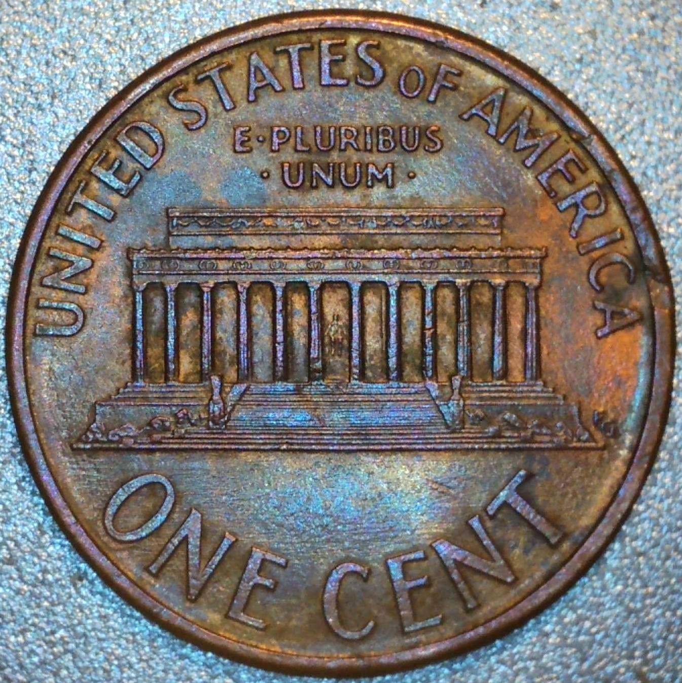 1996-Lincoln-Cent-With-Rainbowing,-Real-Or-Fake?