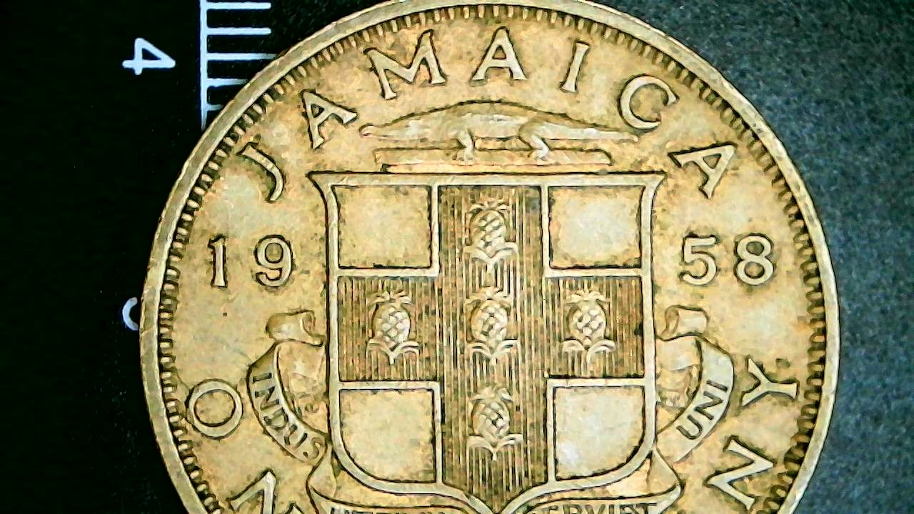 Jamaica-1958-Penny-From-Estate-Purchase