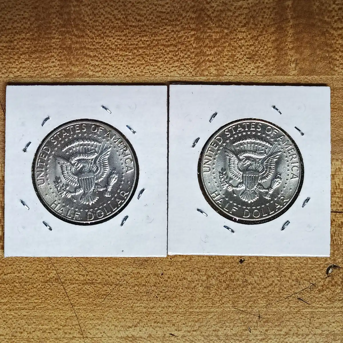 1968-D,-1969-D-#2-Kennedy-Half-Dollars