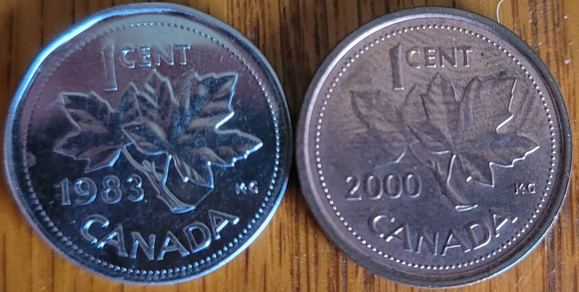 Error-1983-Penny---Nickel-Or-Dime-Plated?