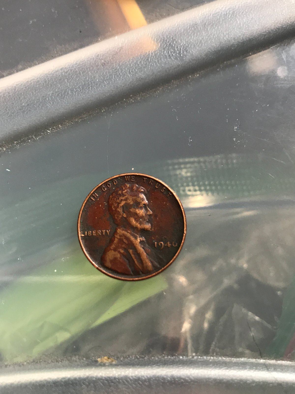 1946-Wheat-Penny-Red-Background-Velvet-Coat-Brown-Red/Brown-Red
