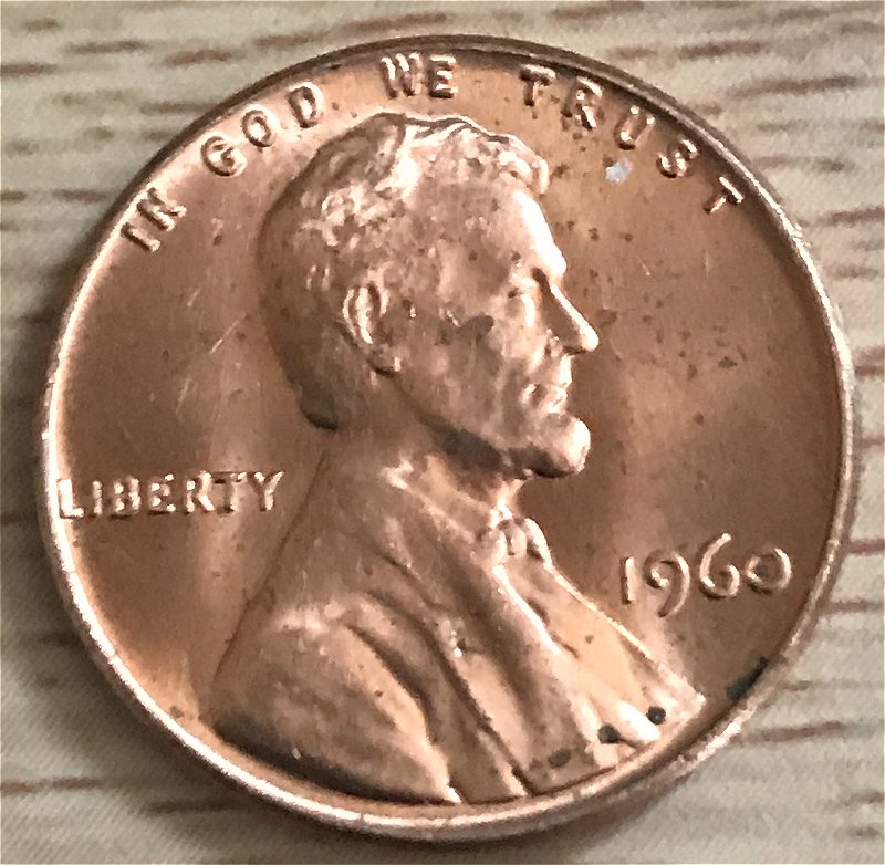 1960-P-Lincoln-Penny-Double-Die-Lettering-In-God-/-Trust