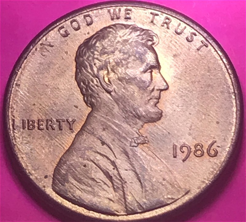 1986-P-Lincoln-Penny-Elevated-Double-Die-Die-Scratches-L-Looks-Like-I