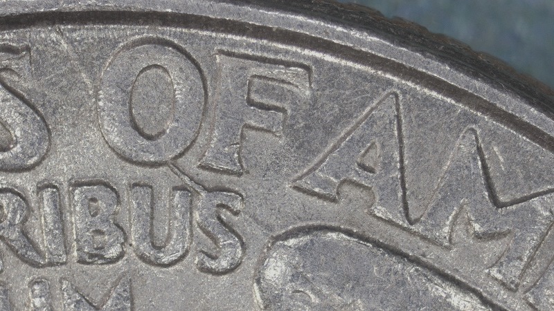 1996-P-Quarter-Possible-Spike-Head-With-Multiple-Cracks