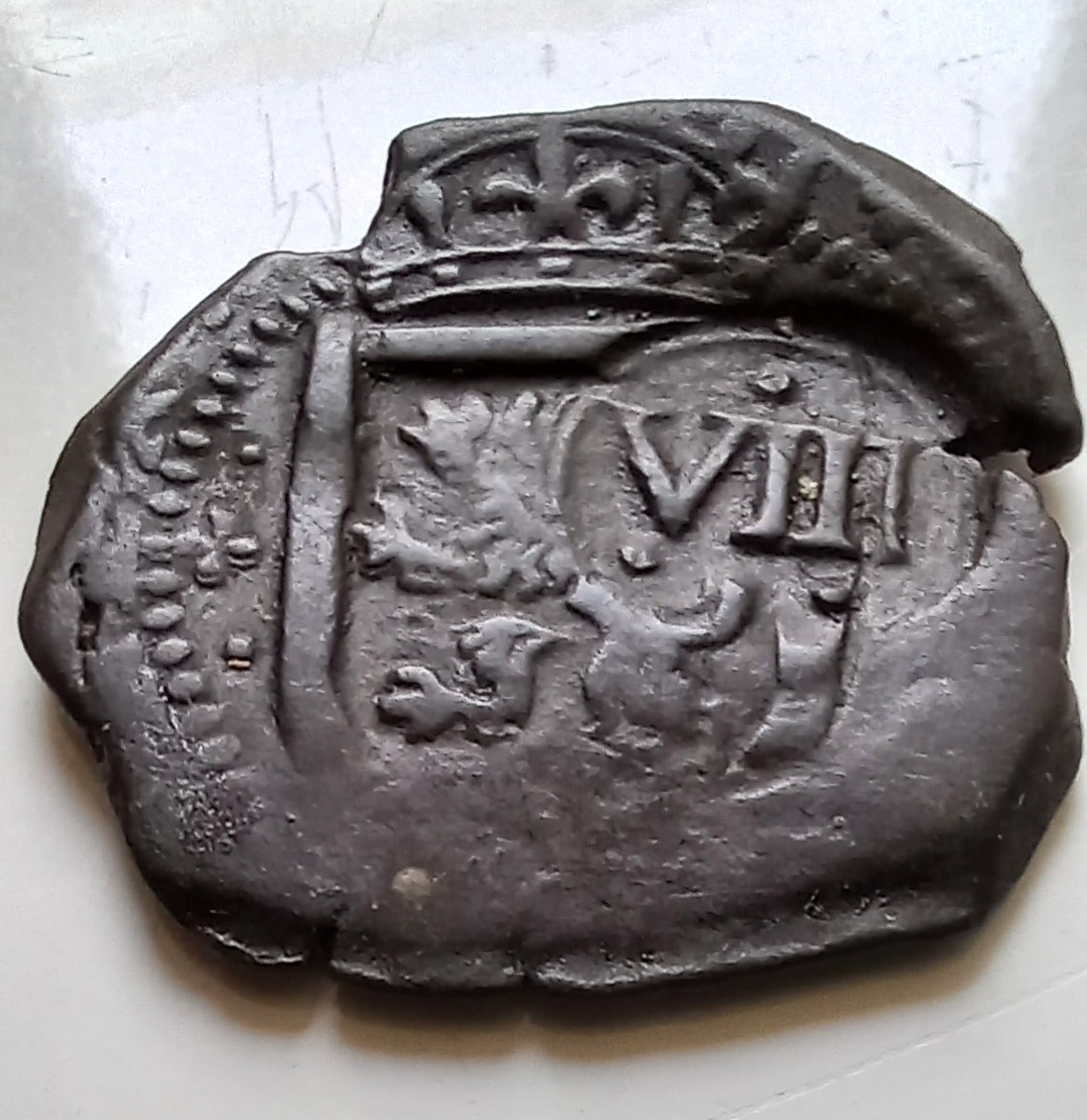 A-Lot-Is-Going-On-@-This-Countermarked-8-Maravedis-From-Spain