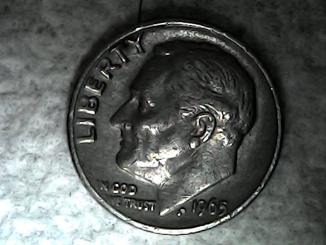 Is-My-1965-Dime-Has-DDO-&-DDR-Plus-Large-Cud-On-Obverse-But-In-Bad-Condition!