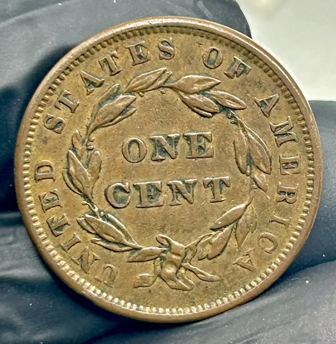 1839-Large-Cent---Booby-Variety
