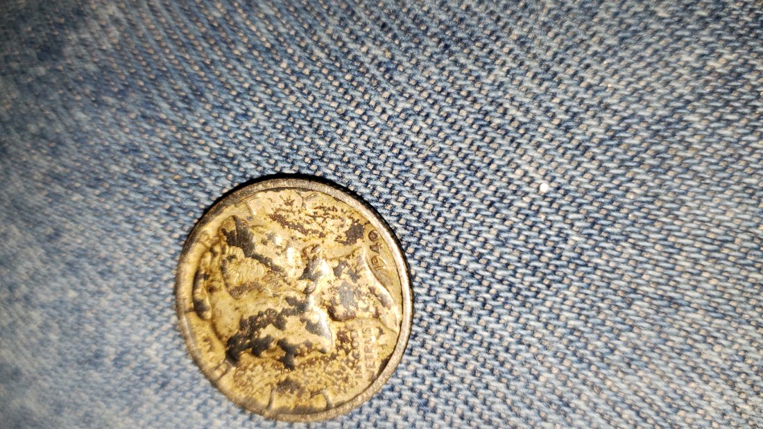 1940-S-Mercury-Dime,-Struck-Over-Struck-Tenth-Ounce-Gold?-Pics-Here!