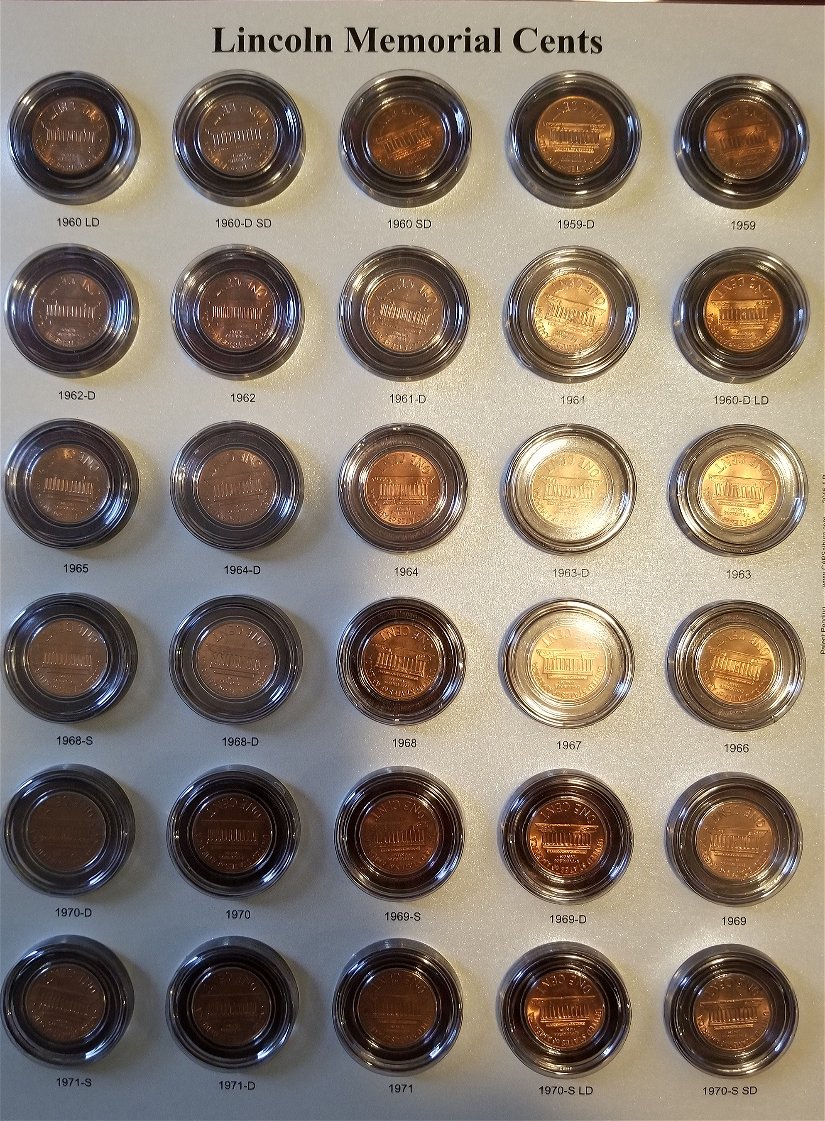 Lincoln-Memorial/Shield-Cent-Set