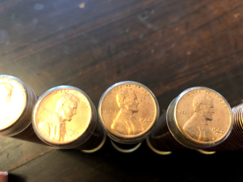 Nice-Cent-Score!-Unopened-Fed-Rolls+1959-1961