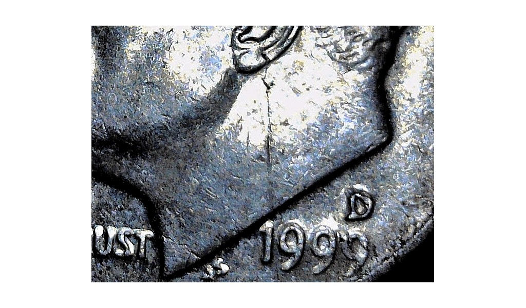 1999-D-Dime-Die-Crack-From-Rim-To-Ear?