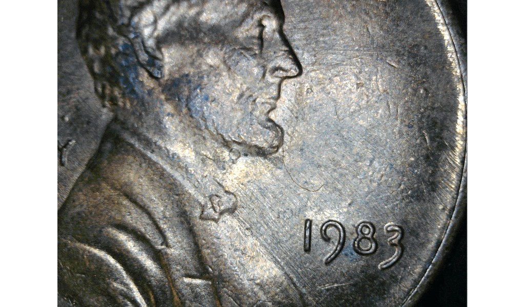 1983-Cent-W/-Die-Crack-On-Reverse-Similar-To-WDDO-006?