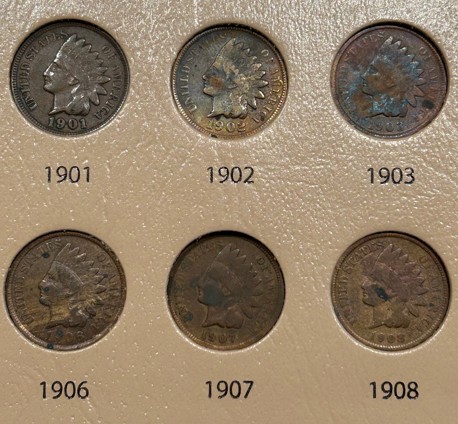 Seamonkey's-Dansco-7101-Indian-Head-Cents