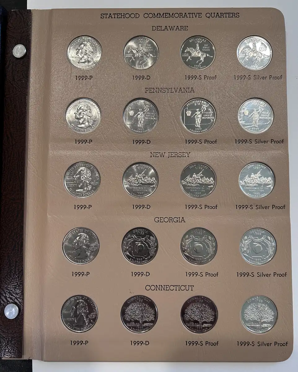 Seamonkey's-Dansco-8143-Statehood-Quarters-1999-2003