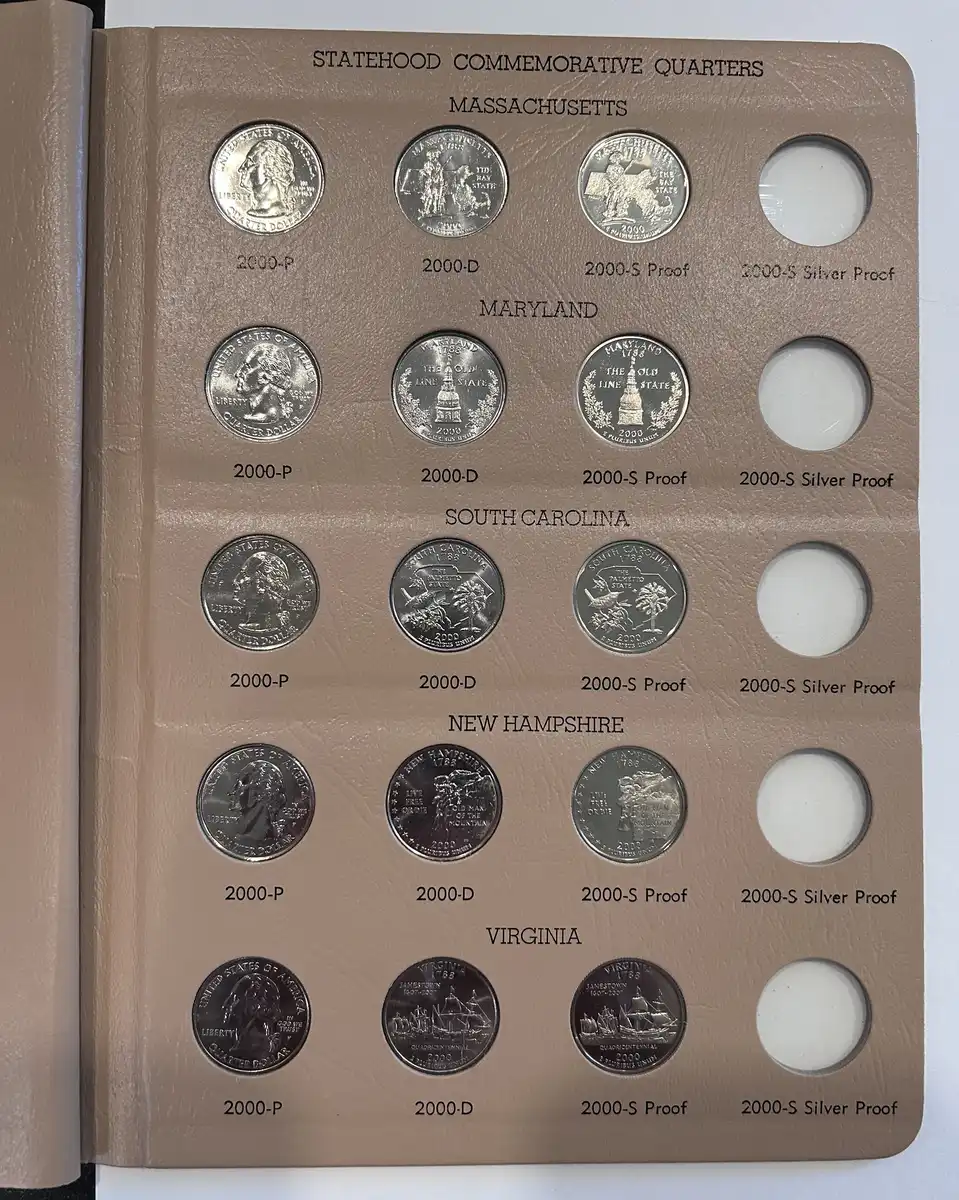 Seamonkey's-Dansco-8143-Statehood-Quarters-1999-2003