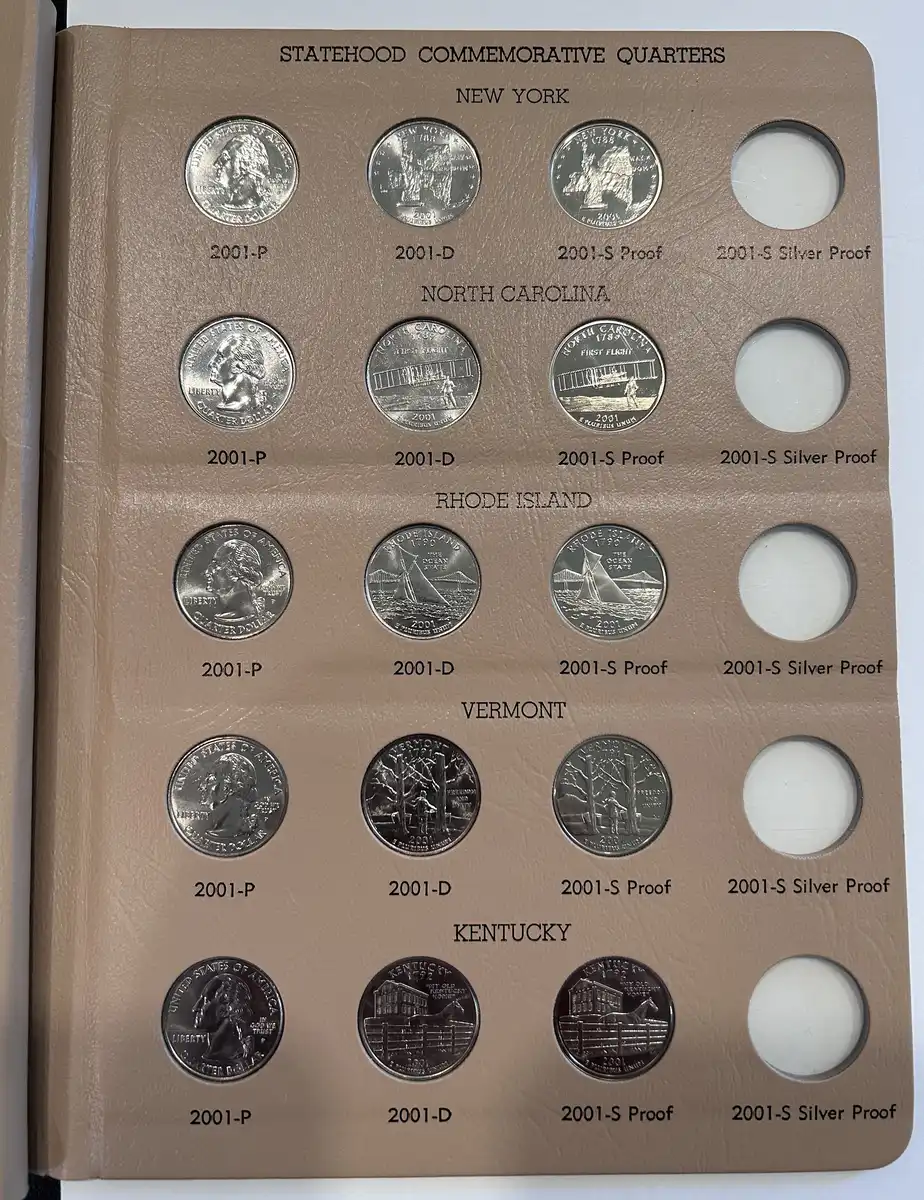 Seamonkey's-Dansco-8143-Statehood-Quarters-1999-2003