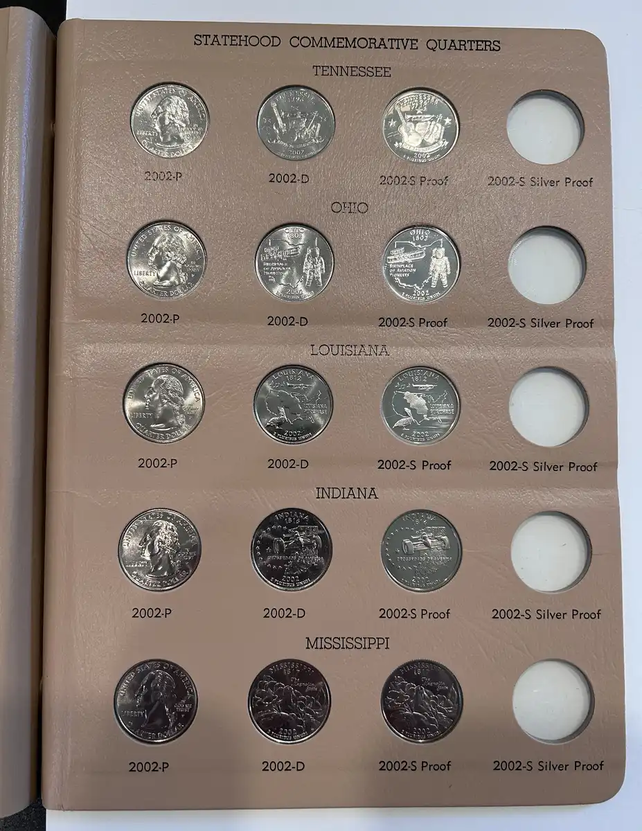 Seamonkey's-Dansco-8143-Statehood-Quarters-1999-2003