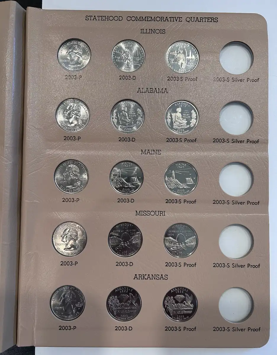 Seamonkey's-Dansco-8143-Statehood-Quarters-1999-2003