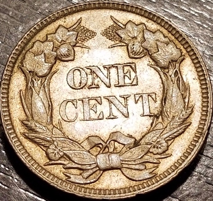 1857-Flying-Eagle-1c-W/-D.s.-Parker-Counterstamp-Uncirculated!