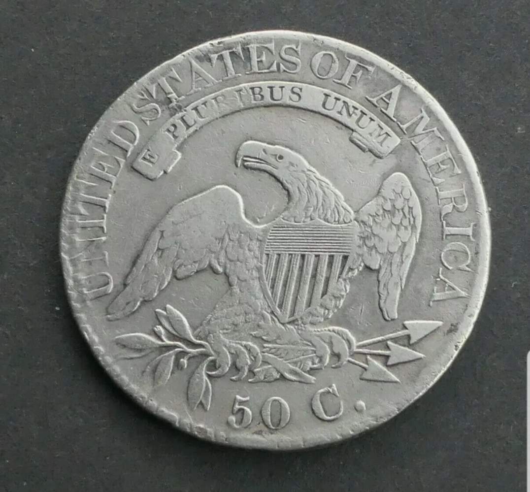 Half-Dollar-1824-50-C.-Capped-Bust----1824/1?-And-F-Or-VF?