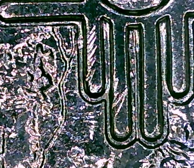 2008-New-Mexico-Quarter:-Gouges-In-Bottom-Fingers