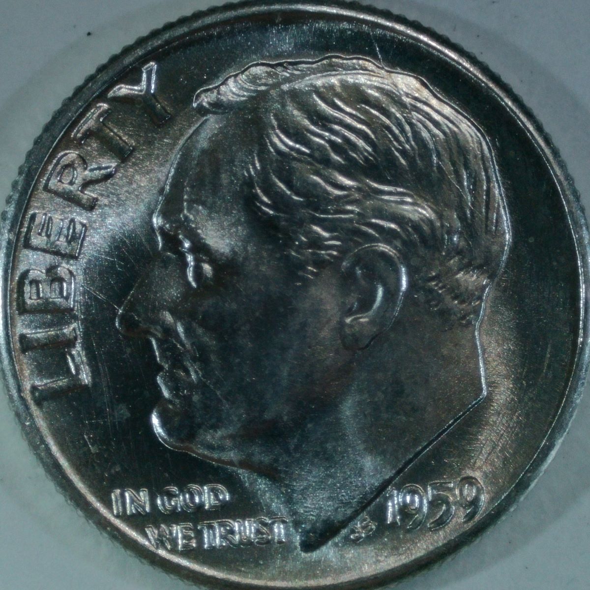 1959-Roosevelt-Dime:-Spike-Head