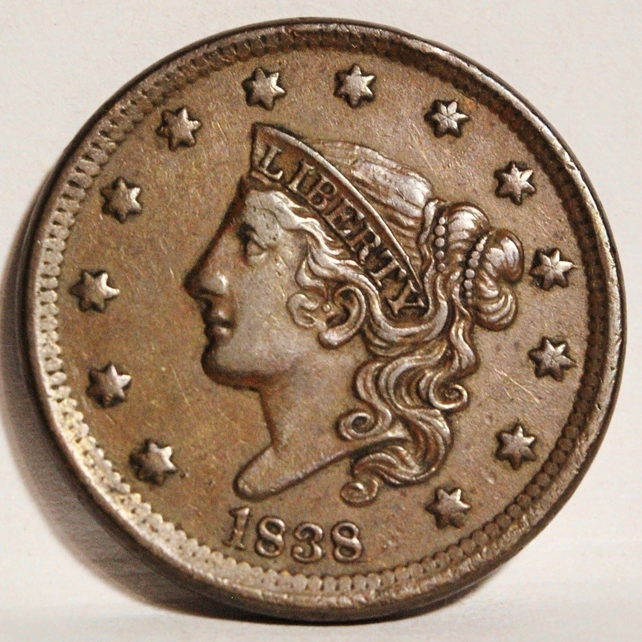 1838-Large-Cent:-I'm-Looking-At-This-Coin-In-Auction
