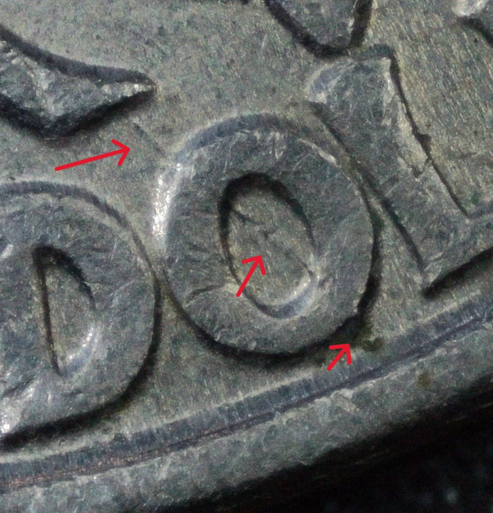 1995-P-Quarter:-Spikehead-With-Reverse-Cracks-And-A-Chip