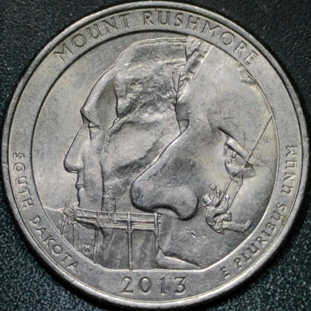 2013-Mt.-Rushmore-Quarter:-WDDR-013