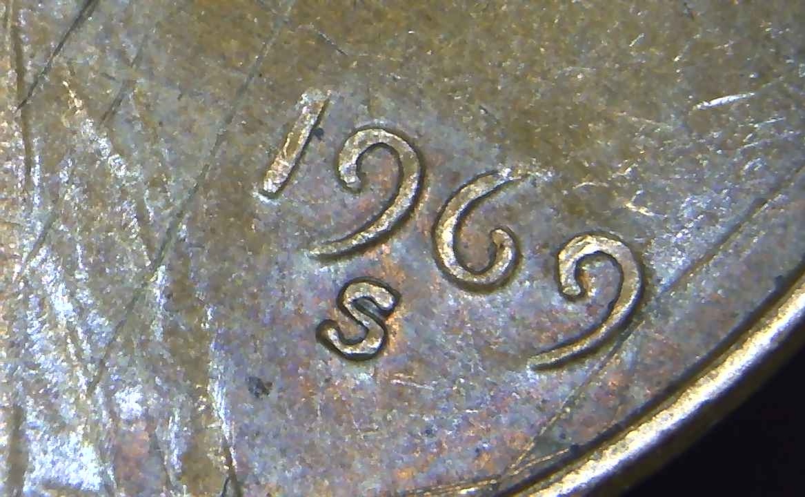 1969-Lincoln-Cent-S/S-Error